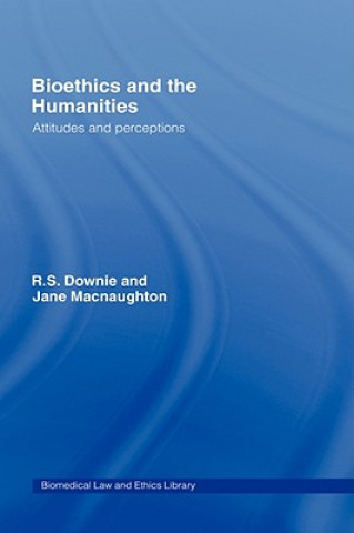 Książka Bioethics and the Humanities Jane Macnaughton