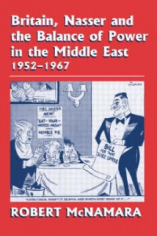 Kniha Britain, Nasser and the Balance of Power in the Middle East, 1952-1977 Robert McNamara