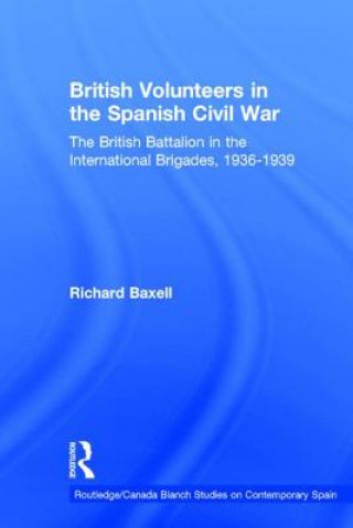 Kniha British Volunteers in the Spanish Civil War Richard Baxell