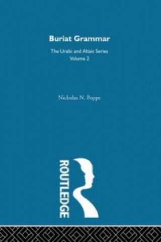 Könyv Buriat Grammar Nicholas Poppe