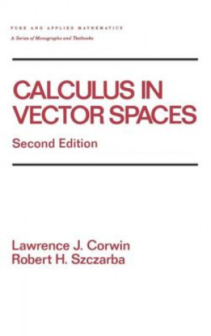 Buch Calculus in Vector Spaces, Revised Expanded Robert H. Szczarba