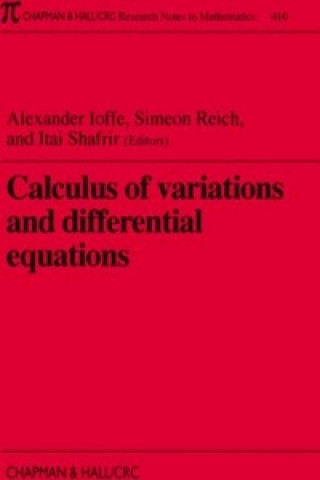 Książka Calculus of Variations and Differential Equations I. Shafrir