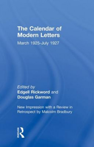 Buch Calendar Modern Letts 4v Cb D. Garman