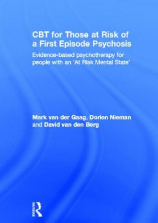 Książka CBT for Those at Risk of a First Episode Psychosis David van den Berg