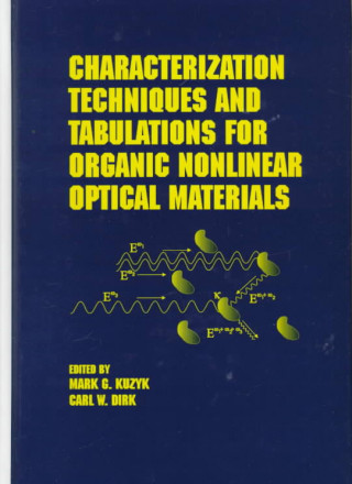 Livro Characterization Techniques and Tabulations for Organic Nonlinear Optical Materials Mark G. Kuzyk