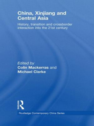 Carte China, Xinjiang and Central Asia 