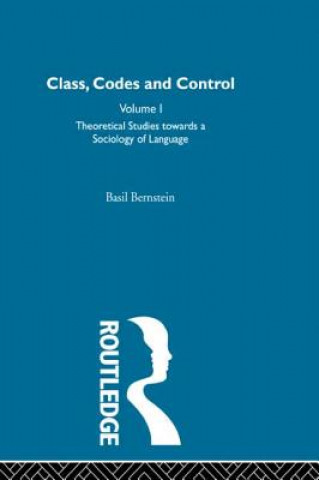 Kniha Theoretical Studies Towards a Sociology of Language Basil Bernstein