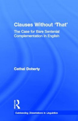 Carte Clauses Without 'That' Cathal Doherty