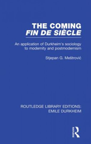 Buch Coming Fin De Siecle Stjepan G. Mestrovic