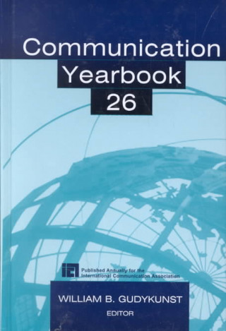 Knjiga Communication Yearbook 26 William B. Gudykunst