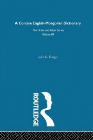 Buch Concise English-Mongolian Dictionary John G. Hangin