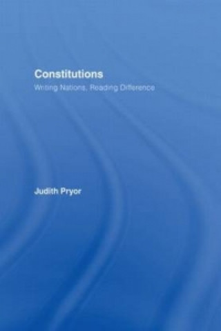 Książka Constitutions Judith Pryor