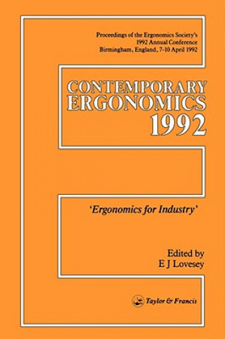 Książka Contemporary Ergonomics E. J. Lovesay