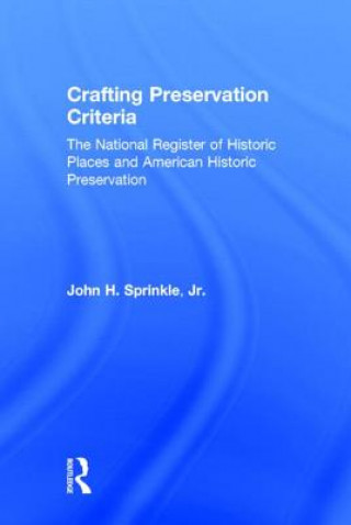 Książka Crafting Preservation Criteria Sprinkle