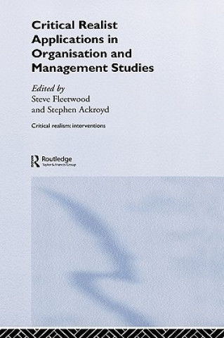 Книга Critical Realist Applications in Organisation and Management Studies 