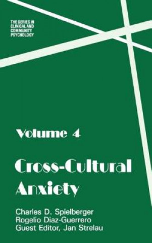 Knjiga Cross Cultural Anxiety C. D. Spielberger