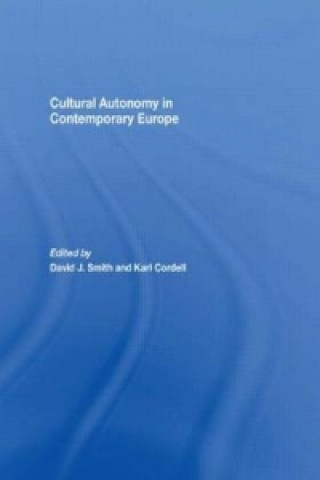 Kniha Cultural Autonomy in Contemporary Europe 