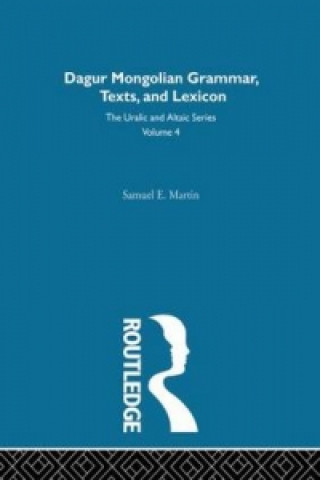 Книга Dagur Mongolian Samuel E. Martin