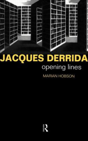 Kniha Jacques Derrida Marian Hobson