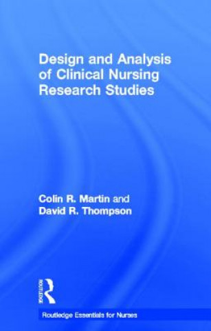 Könyv Design and Analysis of Clinical Nursing Research Studies David R. Thompson