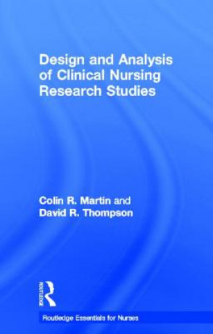 Book Design and Analysis of Clinical Nursing Research Studies David R. Thompson