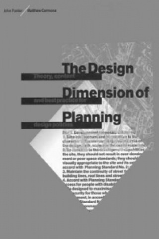 Книга Design Dimension of Planning Matthew Carmona