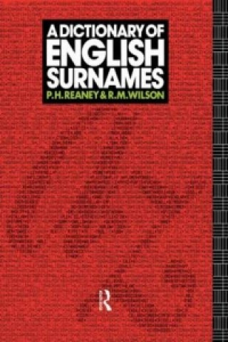 Book Dictionary of English Surnames R. M. Wilson