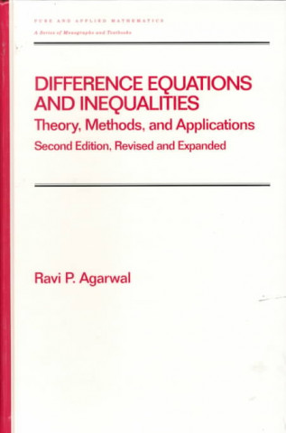 Book Difference Equations and Inequalities Ravi P. Agarwal