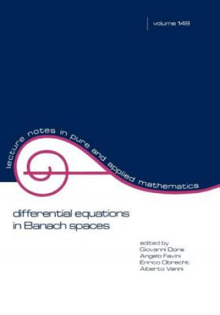 Buch Differential Equations in Banach Spaces 