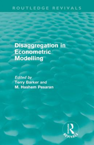 Kniha Disaggregation in Econometric Modelling (Routledge Revivals) Terry Barker