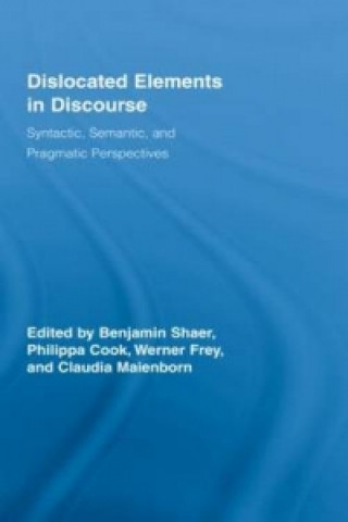 Kniha Dislocated Elements in Discourse Benjamin Shaer