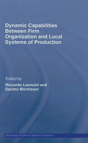 Kniha Dynamic Capabilities Between Firm Organisation and Local Systems of Production Riccardo Leoncini