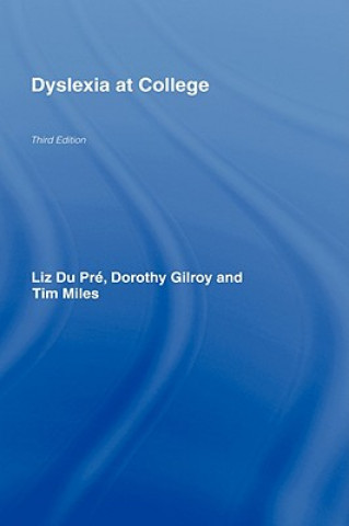 Kniha Dyslexia at College Elizabeth Ann Du Pre