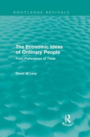 Buch Economic Ideas of Ordinary People David Levy