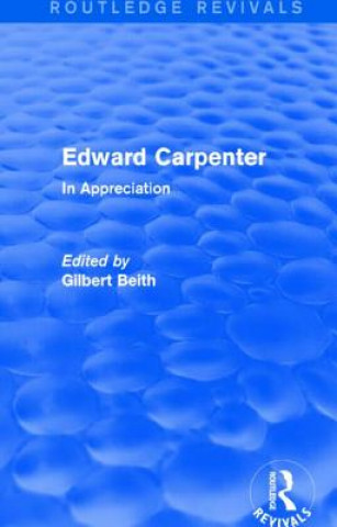 Buch Edward Carpenter (Routledge Revivals) 