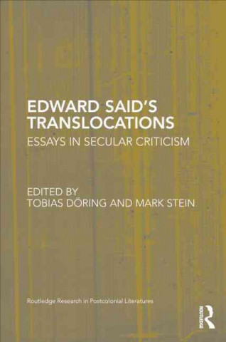 Kniha Edward Said's Translocations 