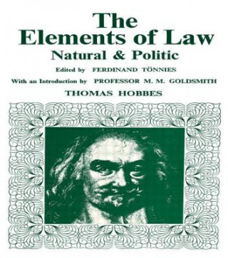 Kniha Elements of Law, Natural and Political Thomas Hobbes