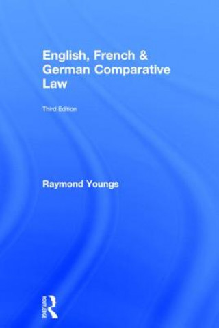 Kniha English, French & German Comparative Law Raymond Youngs