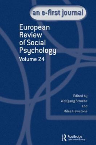 Könyv European Review of Social Psychology: Volume 24 Miles Hewstone