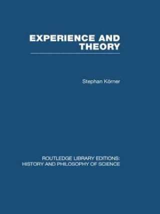 Kniha Experience and Theory Stephan Korner