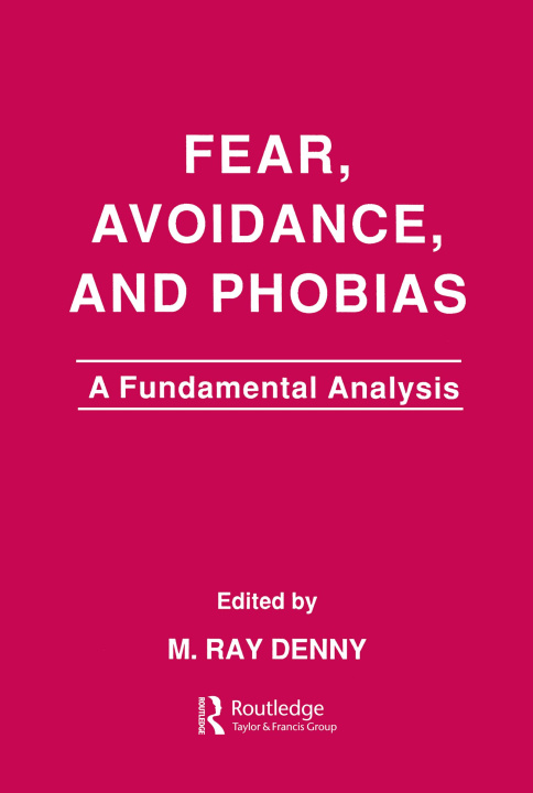 Book Fear, Avoidance, and Phobias 