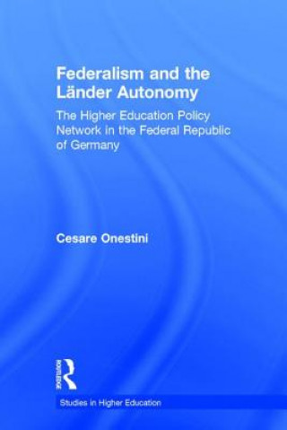 Buch Federalism and the Lander Autonomy Cesare Onestini