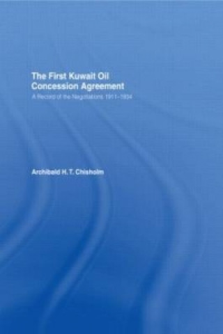 Carte First Kuwait Oil Concession A.H.T. Chisholm