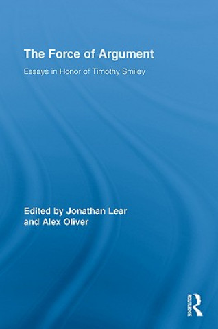 Book Force of Argument Jonathan Lear