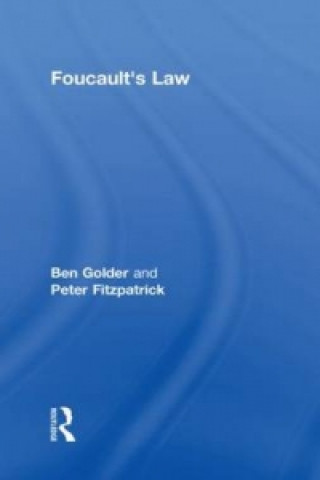 Kniha Foucault's Law Peter Fitzpatrick