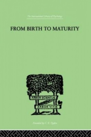 Kniha From Birth to Maturity Charlotte Bhler