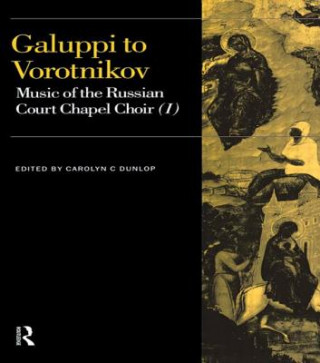 Книга Galuppi to Vorotnikov Carolyn C. Dunlop