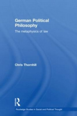 Kniha German Political Philosophy Chris Thornhill