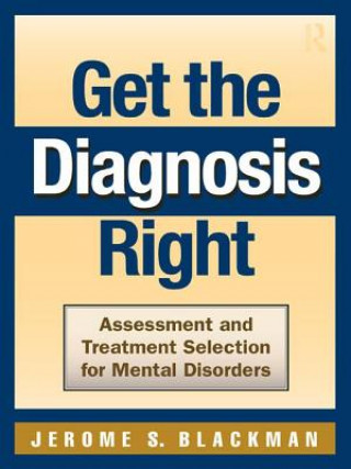 Kniha Get the Diagnosis Right Jerome S. Blackman