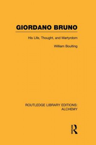 Könyv Giordano Bruno William Boulting